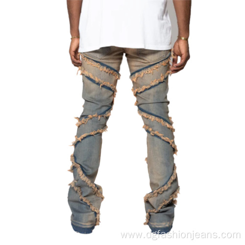 Men's Stacked Jeans Trousers